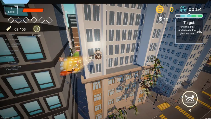 Скриншот 2 к игре DopePie Survivors 3D