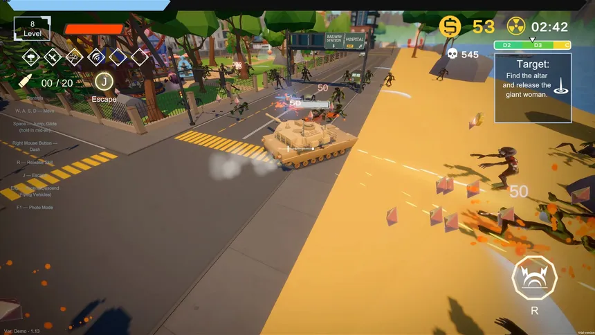 Скриншот 3 к игре DopePie Survivors 3D