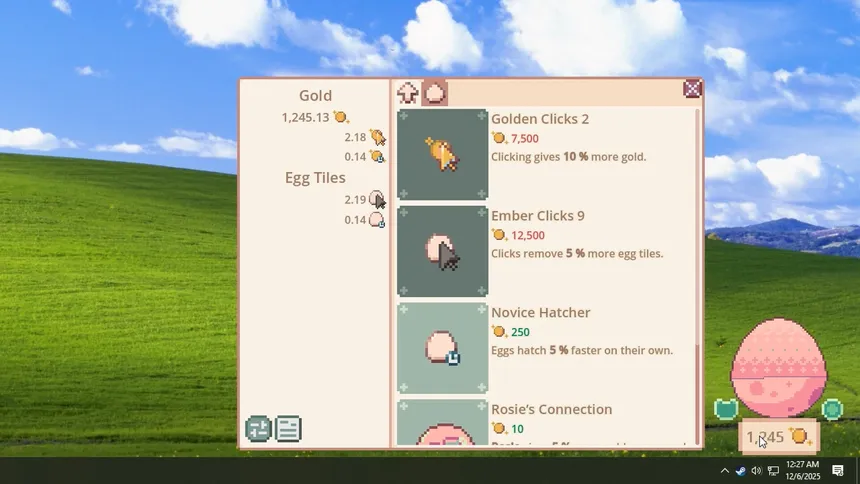 Скриншот 6 к игре Tiny Egg Clicker