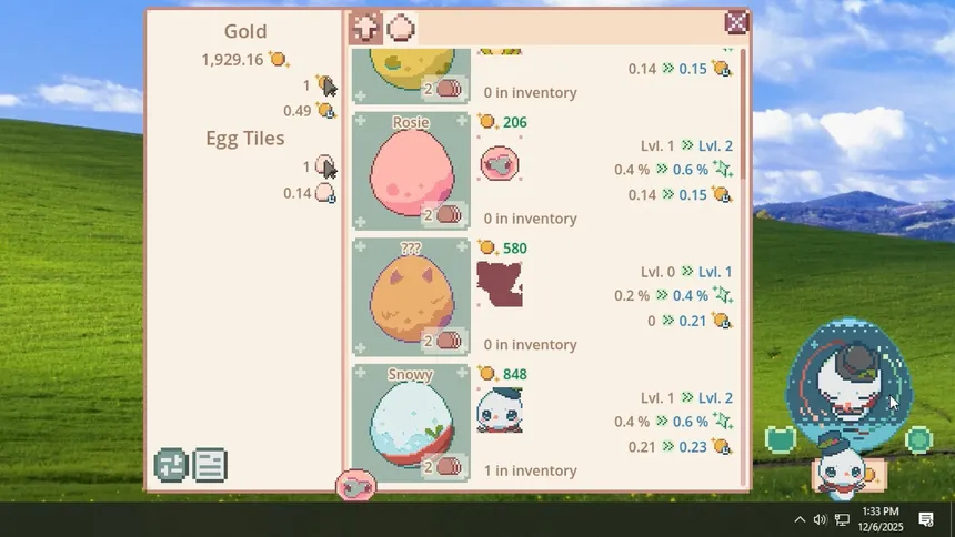 Скриншот 8 к игре Tiny Egg Clicker