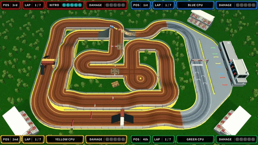 Скриншот 1 к игре Grizzly Cup Turbo Challenge '92