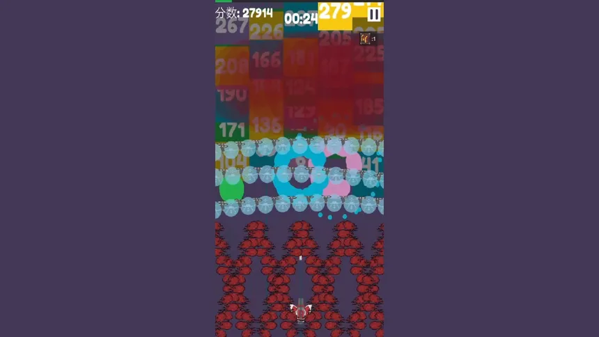 Скриншот 1 к игре 飞机大战方块