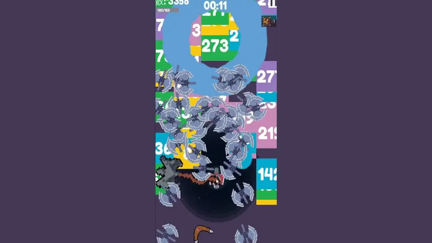 Скриншот 2 к игре 飞机大战方块