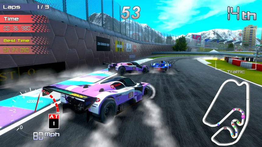 Скриншот 2 к игре Hypercar Racing