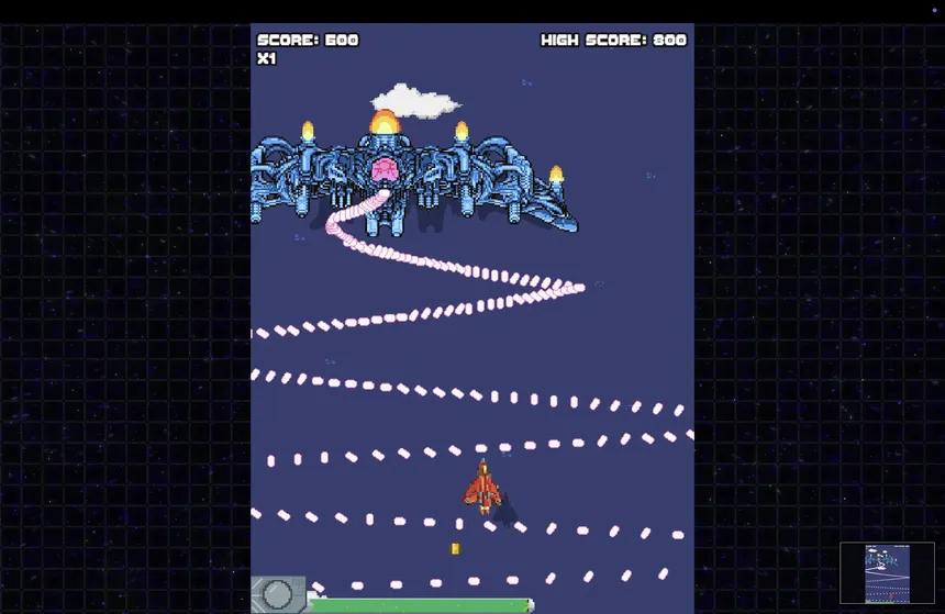 Скриншот 1 к игре Chrono Wing: Cats in Space!