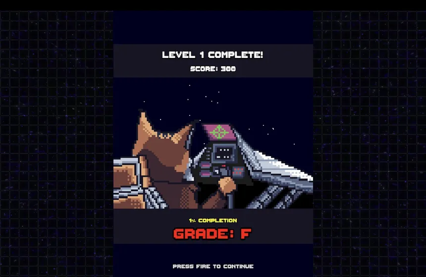 Скриншот 3 к игре Chrono Wing: Cats in Space!