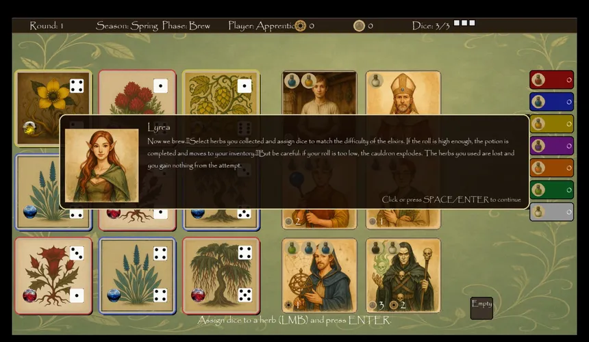 Скриншот 1 к игре Mystical Herbalists