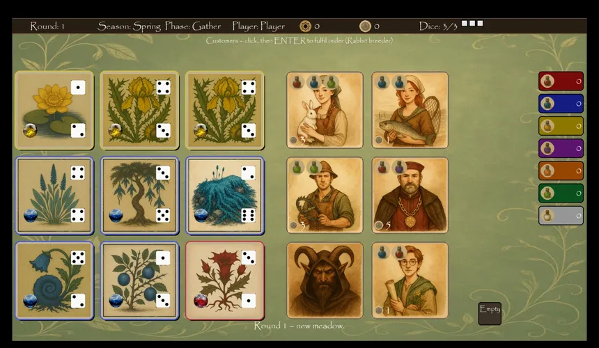 Скриншот 2 к игре Mystical Herbalists