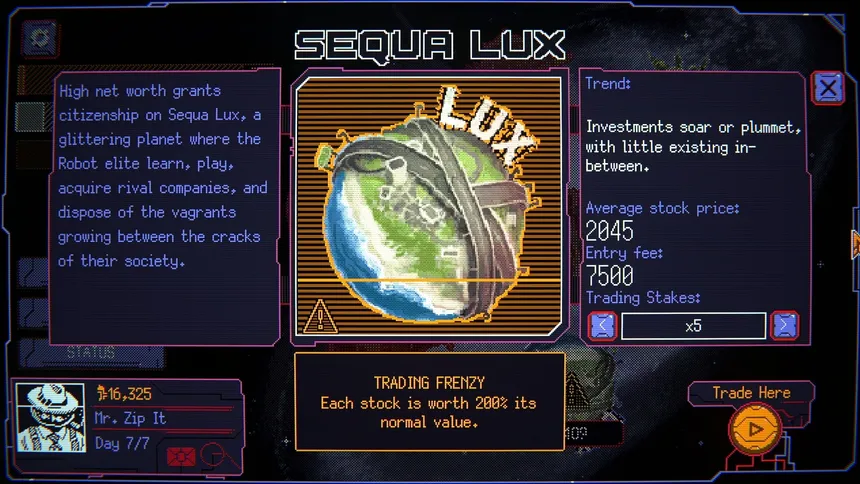 Скриншот 4 к игре Space Warlord Baby Trading Simulator