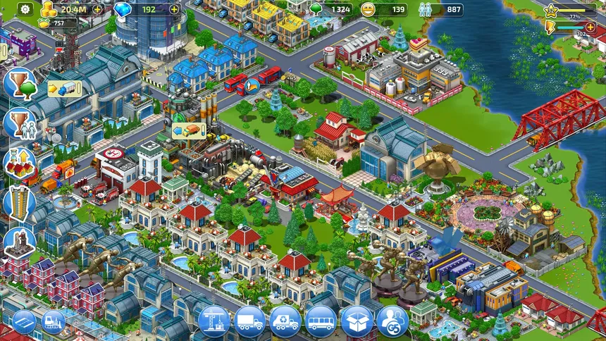 Скриншот 1 к игре Virtual City Playground: Построй свой мегаполис