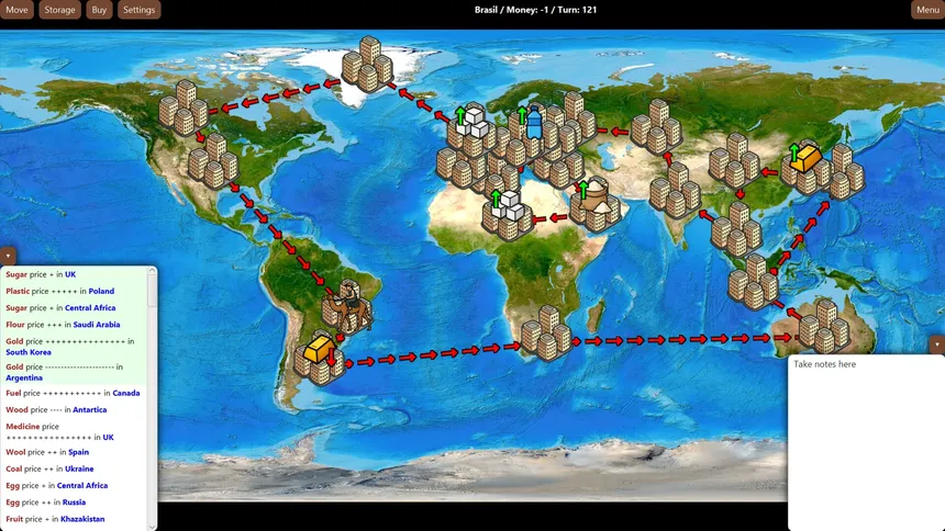 Скриншот 1 к игре Trader Traveler