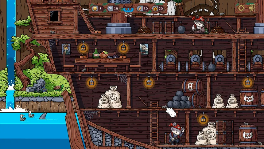 Скриншот 3 к игре Meowrvelous Pirate Cats - A Hidden Object Game