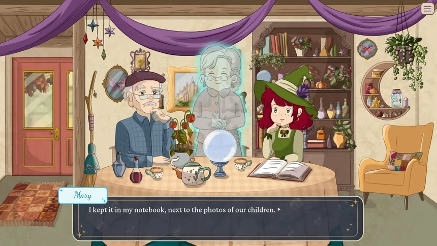 Скриншот 4 к игре Spirit Talk - Cozy Visual Novel