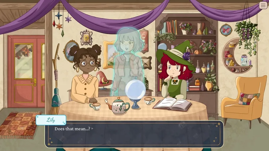 Скриншот 6 к игре Spirit Talk - Cozy Visual Novel