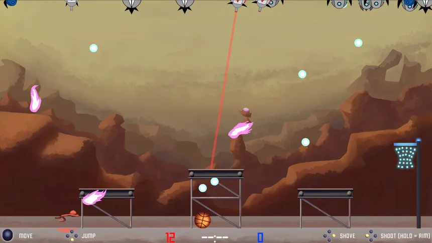 Скриншот 4 к игре Bullet Barrage Basketball