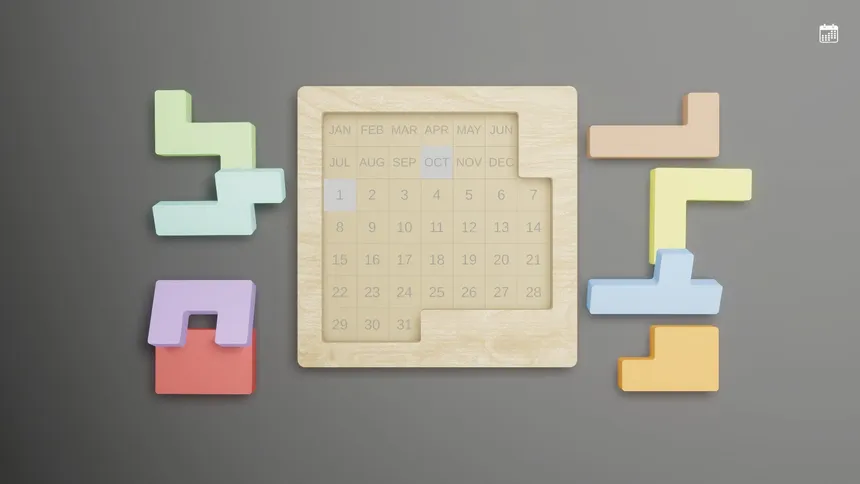 Скриншот 2 к игре Calendar Puzzle