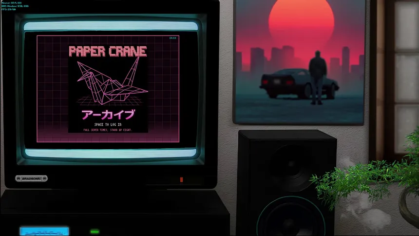Скриншот 1 к игре GLYPHIS_IO BBS: The Proxy Tapes 1989