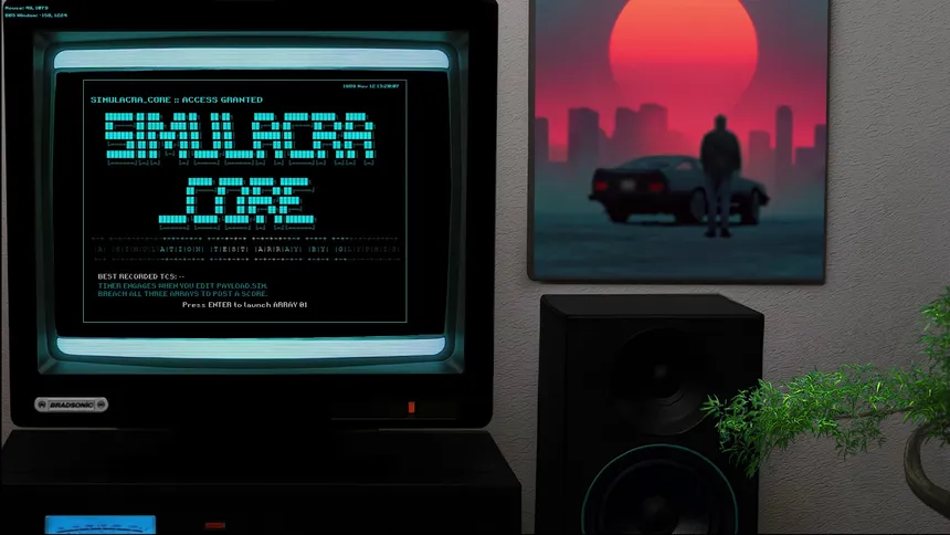 Скриншот 2 к игре GLYPHIS_IO BBS: The Proxy Tapes 1989