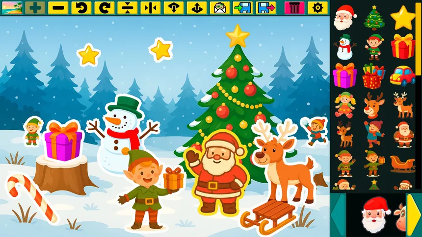 Скриншот 1 к игре Super Sticker Studio - Creative Fun for Everyone