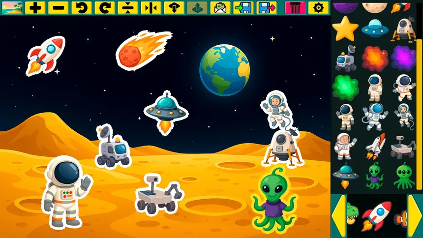 Скриншот 6 к игре Super Sticker Studio - Creative Fun for Everyone