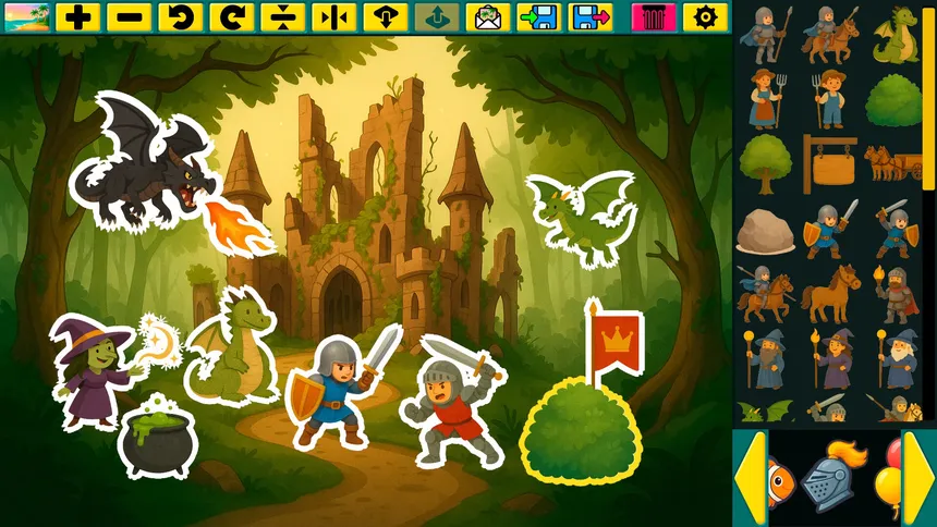 Скриншот 7 к игре Super Sticker Studio - Creative Fun for Everyone