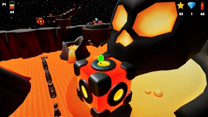 Скриншот 6 к игре Glowbot Galaxy