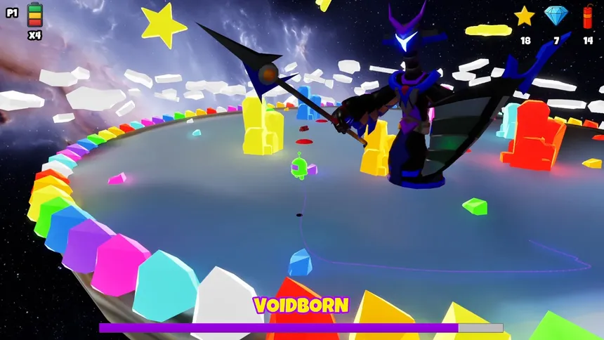 Скриншот 8 к игре Glowbot Galaxy