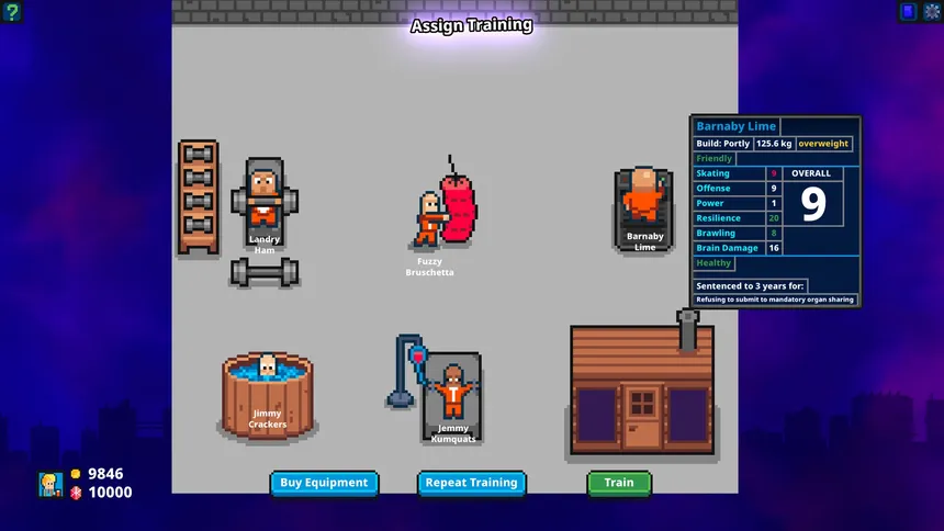 Скриншот 2 к игре Super Blood Hockey: Rogue Manager