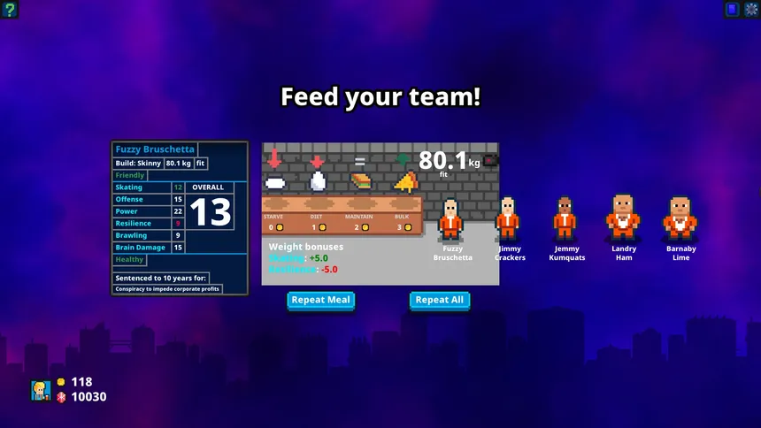 Скриншот 8 к игре Super Blood Hockey: Rogue Manager