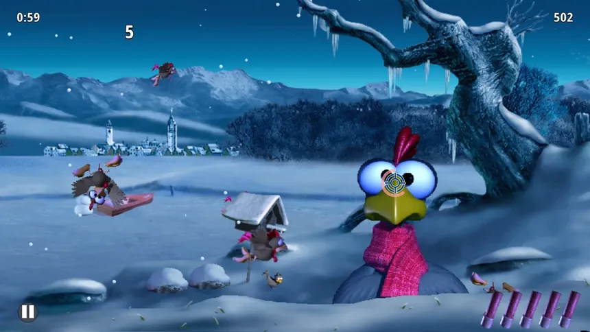 Скриншот 3 к игре Moorhuhn Winter Edition