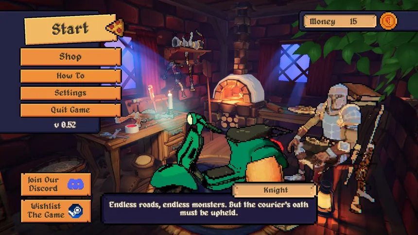 Скриншот 3 к игре Pizza Knight: Out To Deliver