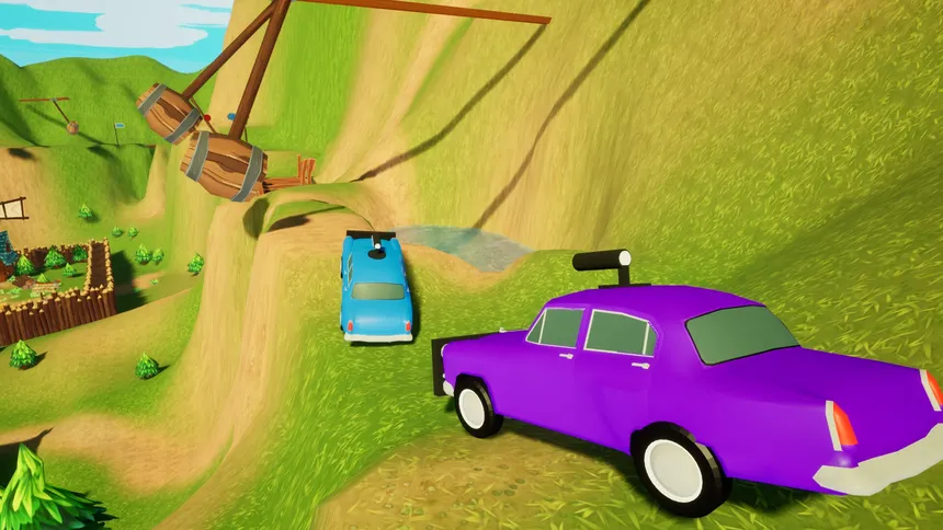 Скриншот 2 к игре Car Parkour Together