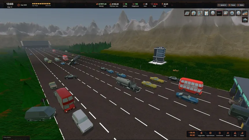 Скриншот 1 к игре Tollway Tycoon