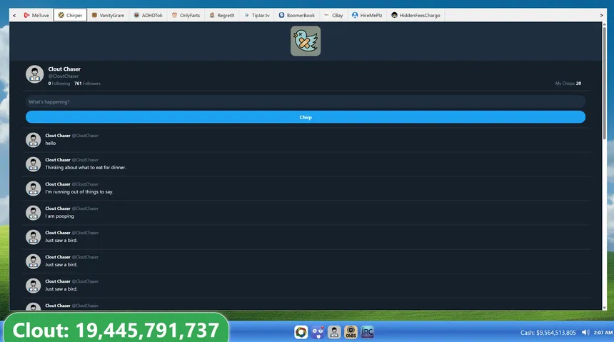 Скриншот 1 к игре Clout Chaser