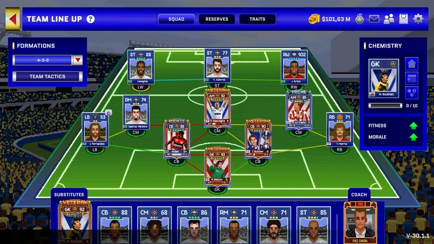 Скриншот 1 к игре PIX Football Manager