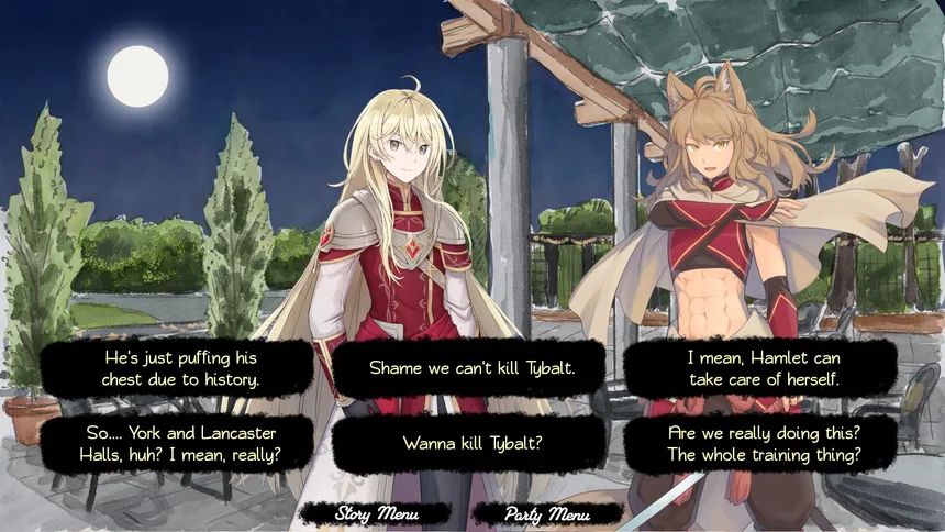 Скриншот 2 к игре Paper Shakespeare 3: Girl Werewolf Hamlet Absolutely Solves the War of the Roses