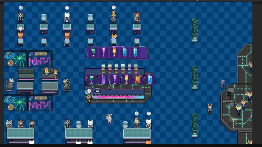 Скриншот 7 к игре 动物霓虹街：酒吧