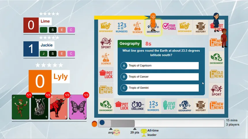 Скриншот 1 к игре Cyclic Trivia