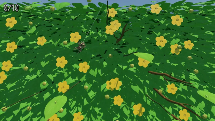 Скриншот 7 к игре A little Jumpingspider's Garden Adventure (Day 1+2)