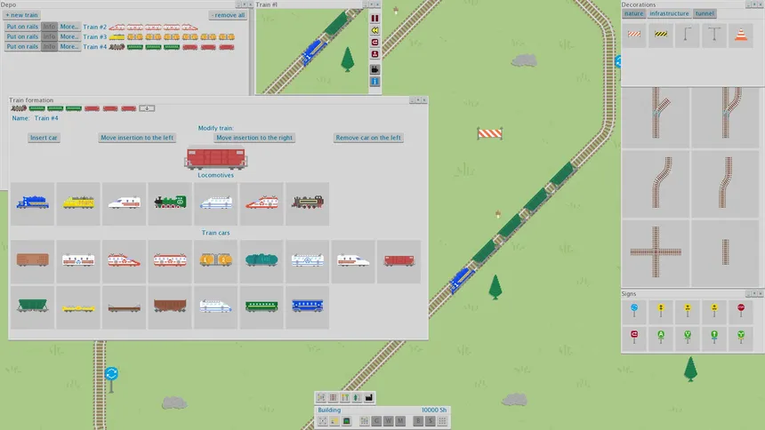 Скриншот 3 к игре Tiny Train Tycoon