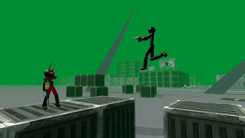 Скриншот 4 к игре Stickman Zombie Shooting 3D
