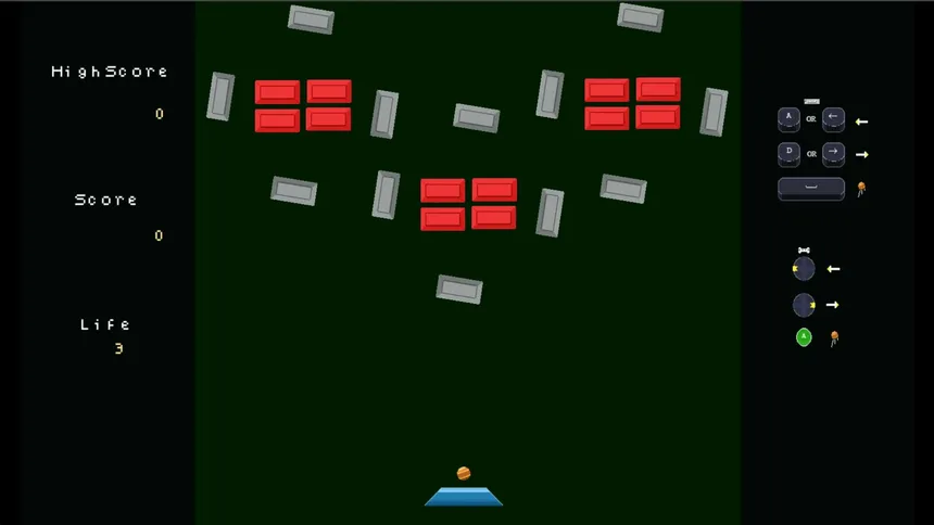 Скриншот 1 к игре Retro Memories: Brick Braker