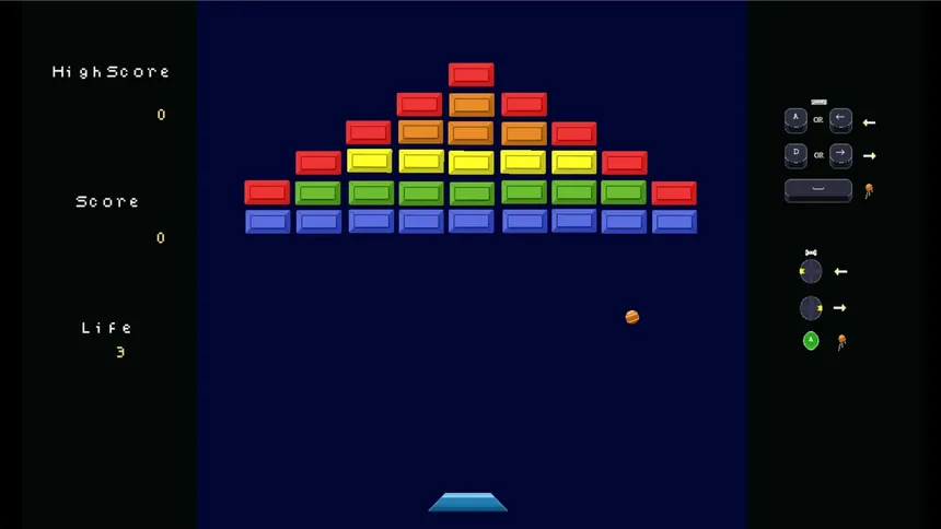 Скриншот 2 к игре Retro Memories: Brick Braker