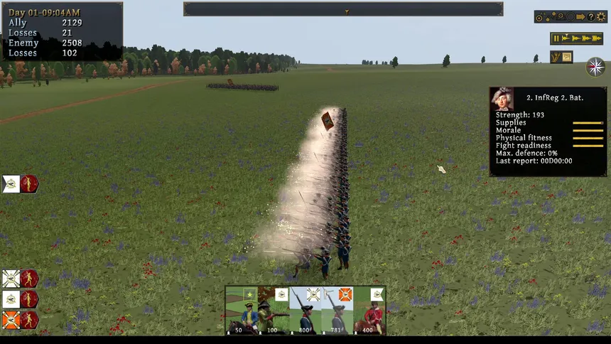 Скриншот 2 к игре Kriegsspiel ~ 7 Years' War