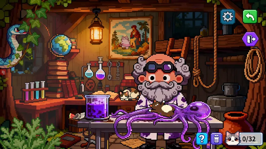 Скриншот 3 к игре Find Cats 6 像素猫