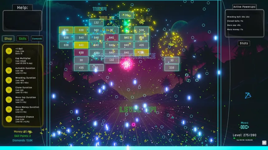 Скриншот 2 к игре Idle Breakanoid