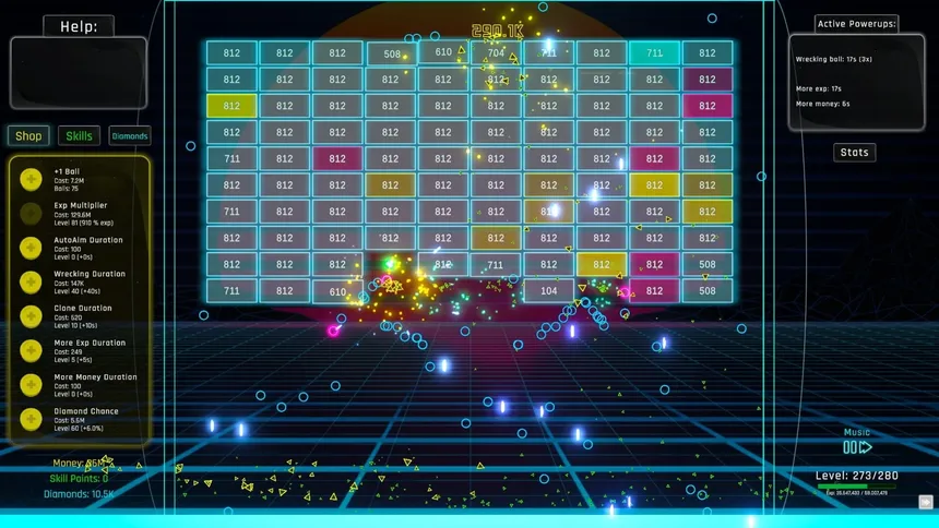 Скриншот 5 к игре Idle Breakanoid