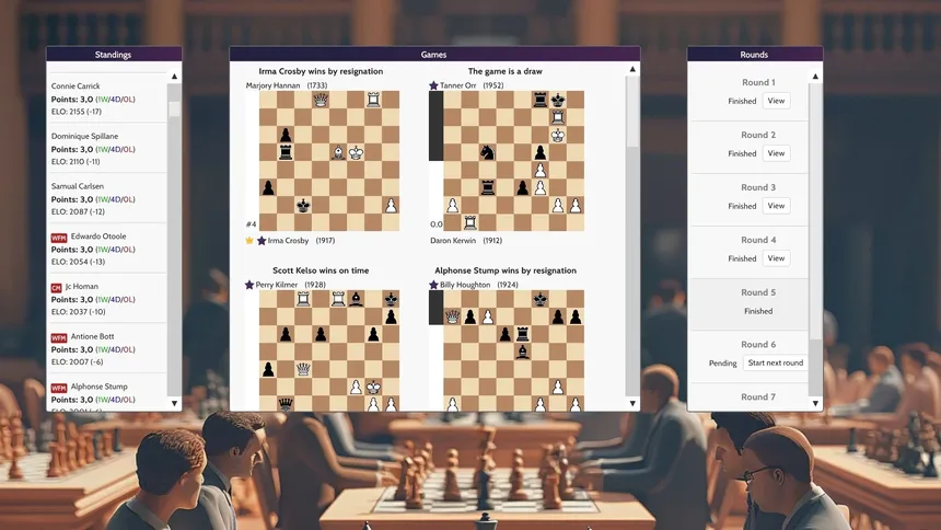 Скриншот 2 к игре Chess Club Manager