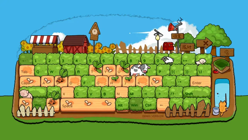 Скриншот 1 к игре Typing Farmer