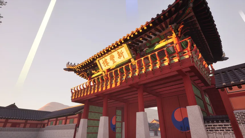 Скриншот 2 к игре A walk in Hwaseong Temporary Palace at night